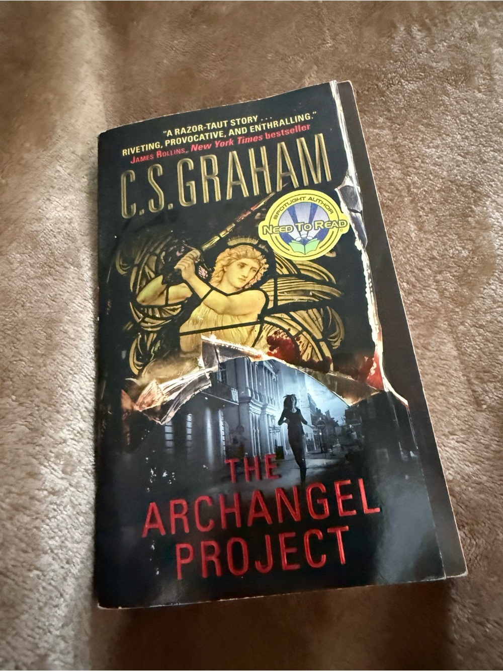 The Archangel Project by C.S. Graham  GUC - Black Cover with Red Title